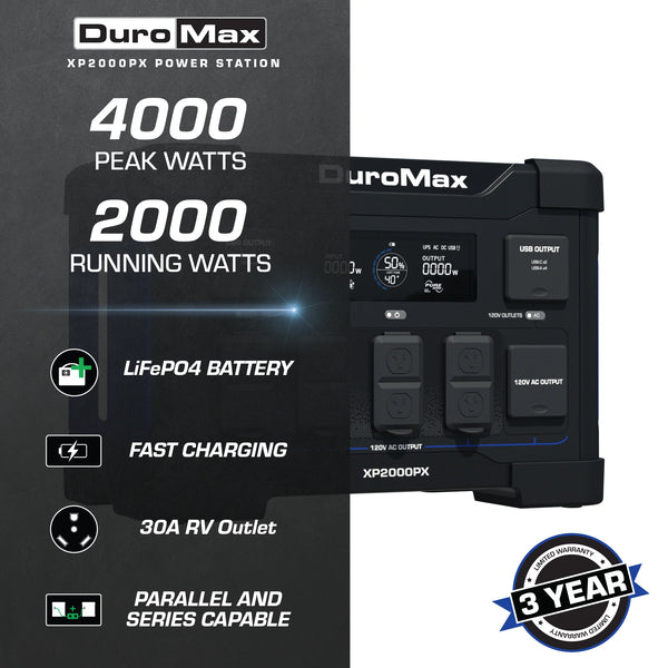 2000 Watt 1843 Wh Lifepo4 Portable Battery Backup Power Station