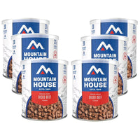 Diced Beef #10 Can – 6-Pack | Freeze-Dried Camping & Backpacking Food | Gluten-Free, High-Protein Survival & Emergency Meal | Fully Cooked | 30-Year Shelf Life | Made in USA
