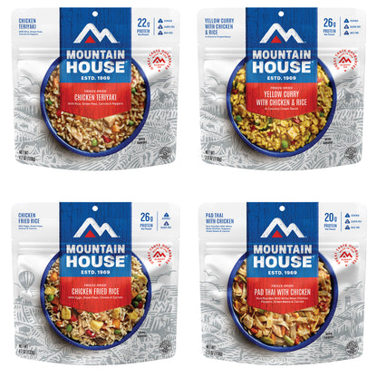Mountain House Asian Inspired Freeze Dried Kit, 24-Count (48 Total Servings)