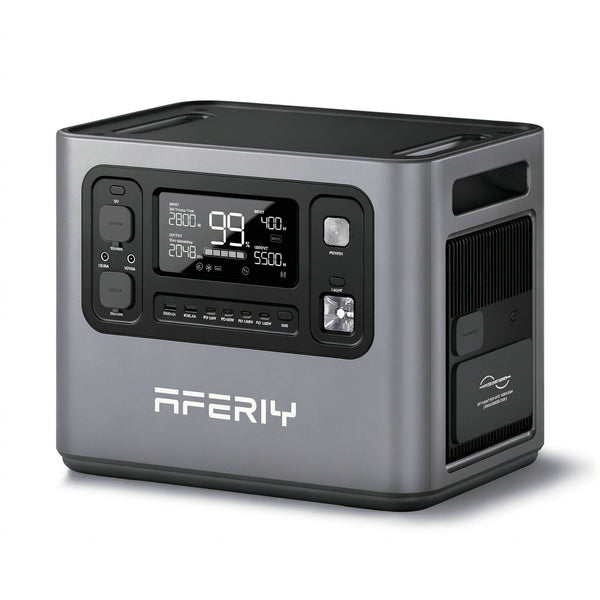 2800W Portable Power Station with 2048Wh Lifepo4 Battery, Expandable to 10Kwh, 1800W AC Charging, UPS Solar Generator for Home Use and Outdoor Activities