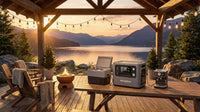 2800W Portable Power Station with 2048Wh Lifepo4 Battery, Expandable to 10Kwh, 1800W AC Charging, UPS Solar Generator for Home Use and Outdoor Activities — Lifestyle