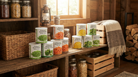 Freeze Dried Long Shelf Storage Emergency Food Vegetable Variety - 12 Cans — Lifestyle