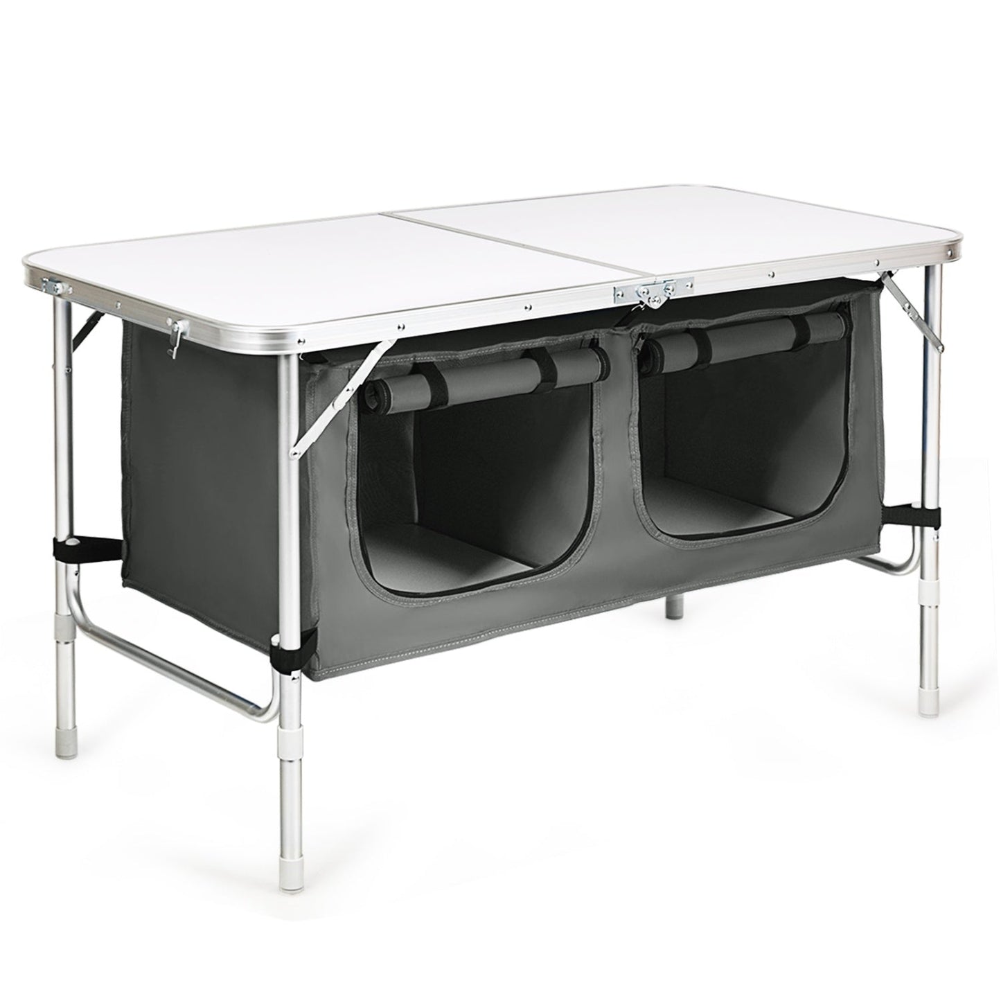 4-in-1 Family Camping Gear Set: Wagon Camping Table Cooler and Camping Tent